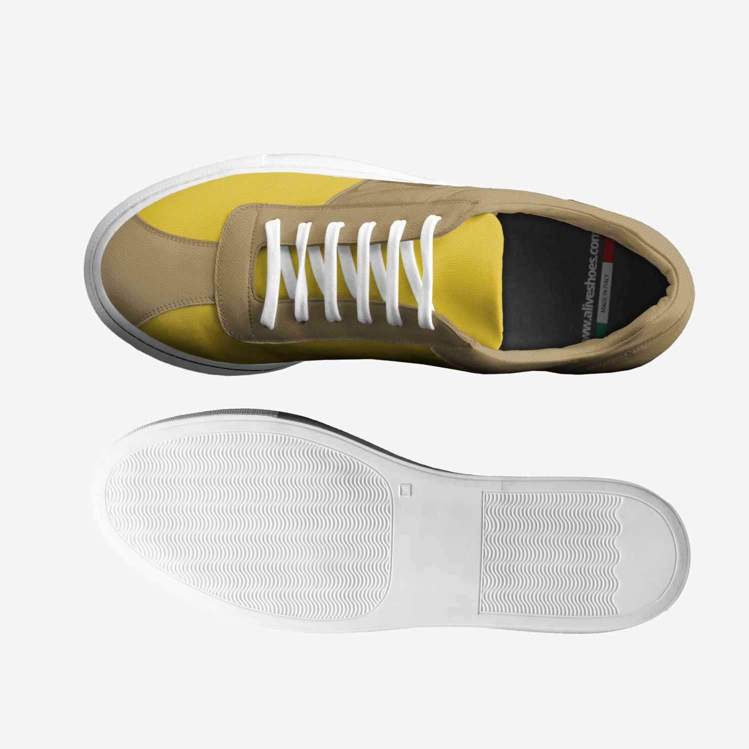 Spongebob custom made classic skaters Spongebob artisan made in Italy shoes by Billy Bob