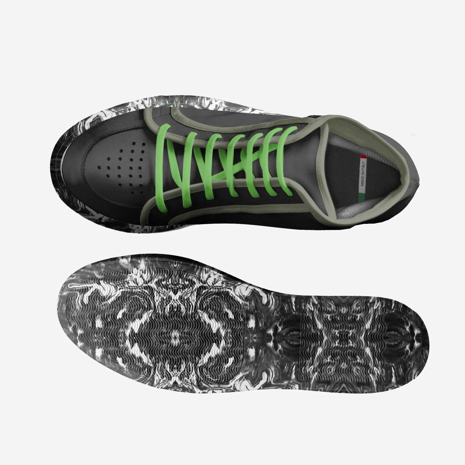 S.S. Green Team artisan made in Italy shoes by Levi Serafini