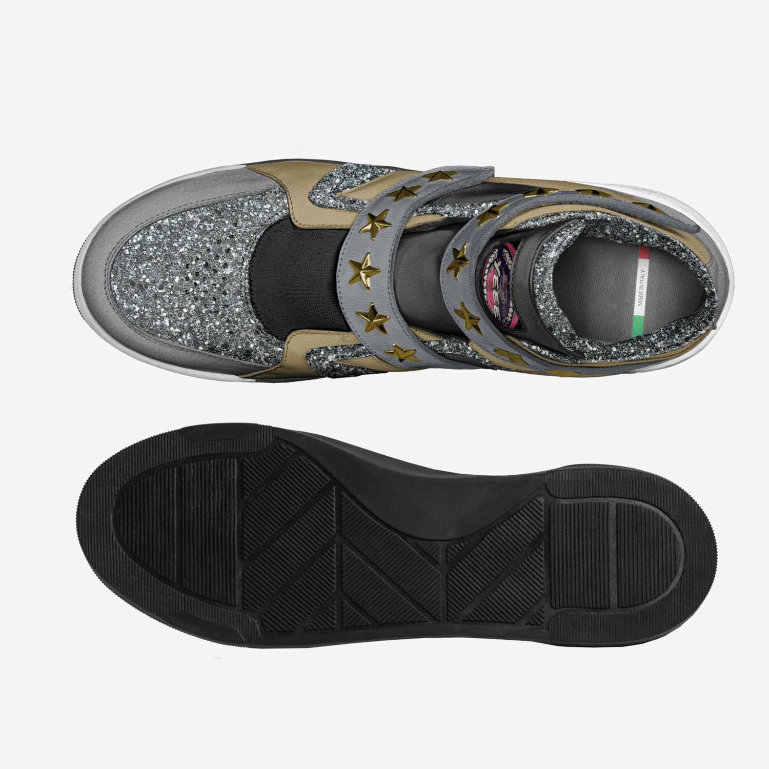 Starboy custom made classic skaters Starboy artisan made in Italy shoes by Shaadie