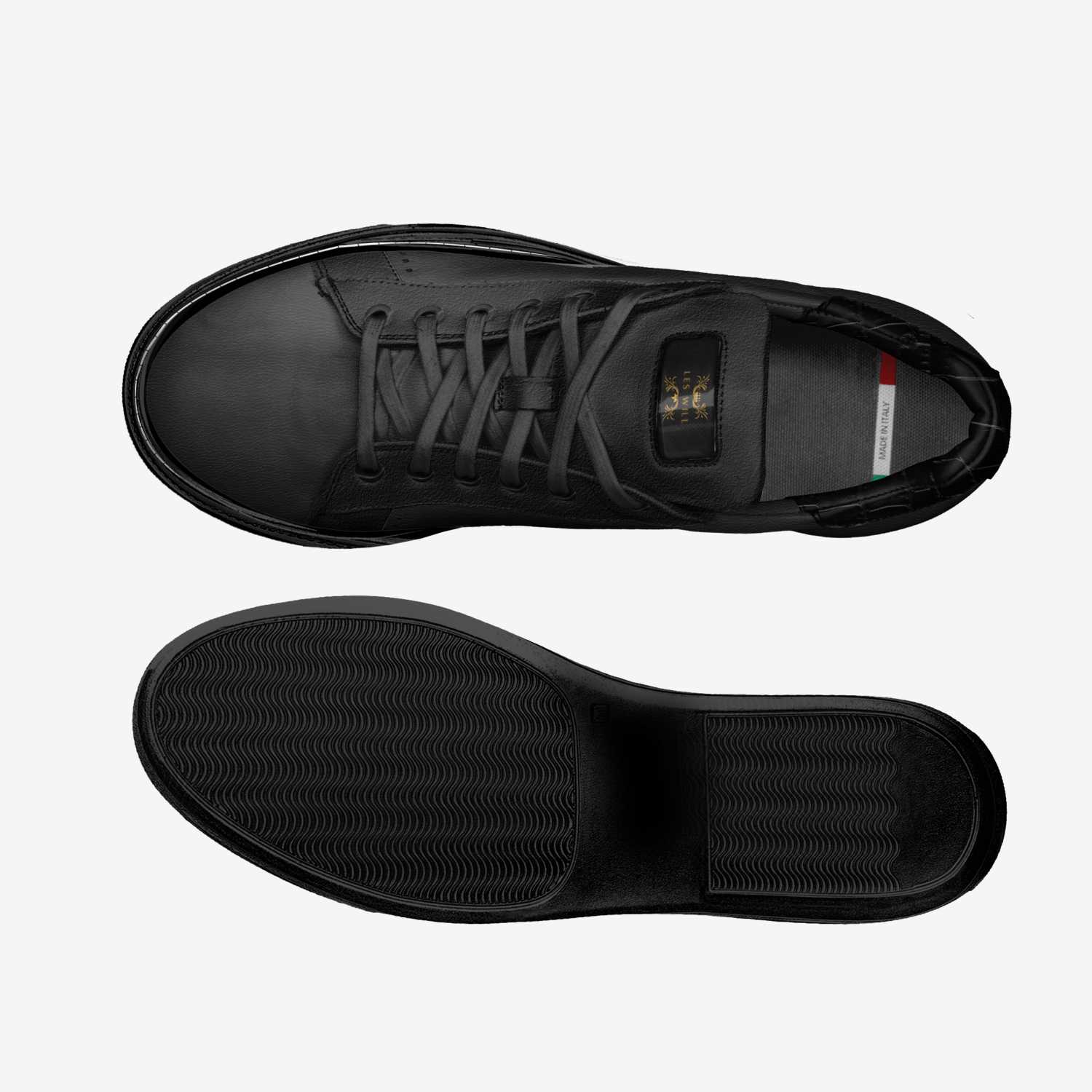 The Black Label custom made classic skaters The Black Label artisan made in Italy shoes by Les Will