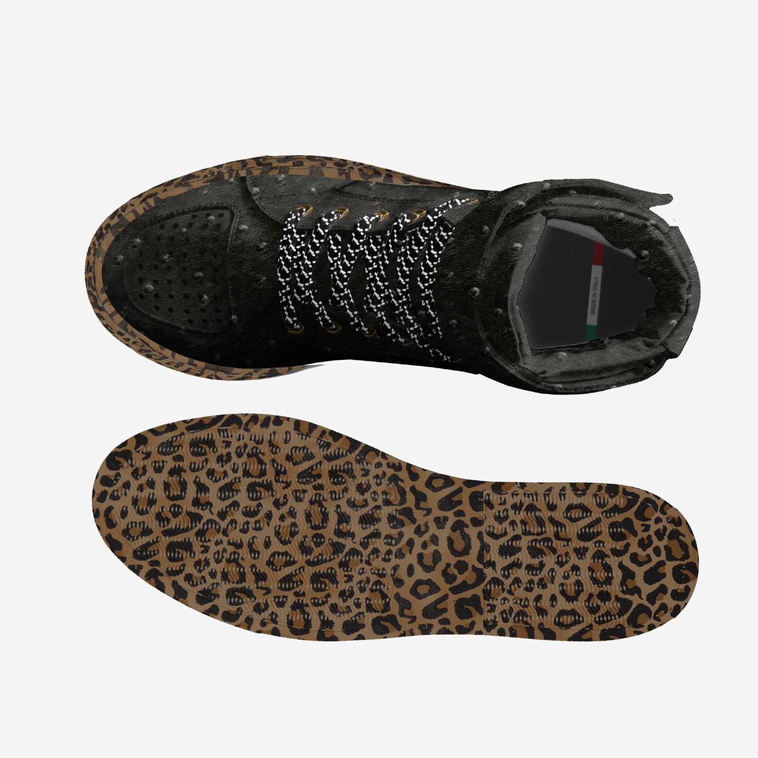The Black Leopards custom made classic skaters The Black Leopards artisan made in Italy shoes by Brian Washington
