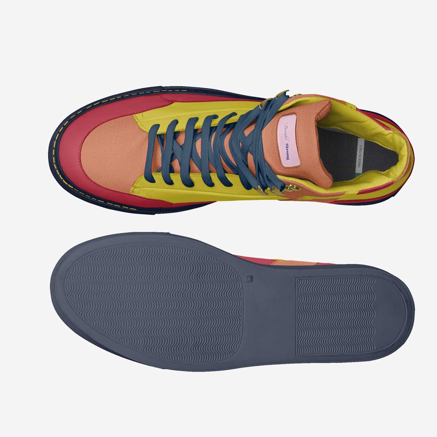 The Horizon custom made classic skaters The Horizon artisan made in Italy shoes by Linda Strong
