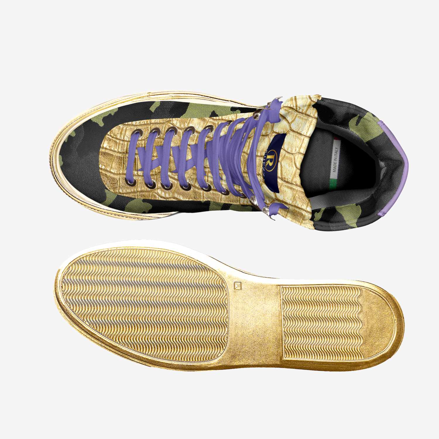The Juice 2 custom made classic skaters The Juice 2 artisan made in Italy shoes by Ricchezza Custom Footwear Designer Co.
