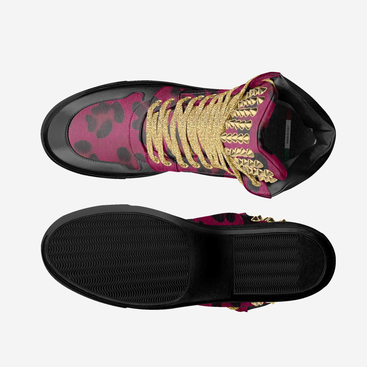 The pretty Plug custom made classic skaters The pretty Plug artisan made in Italy shoes by Ny-leeka Jackson