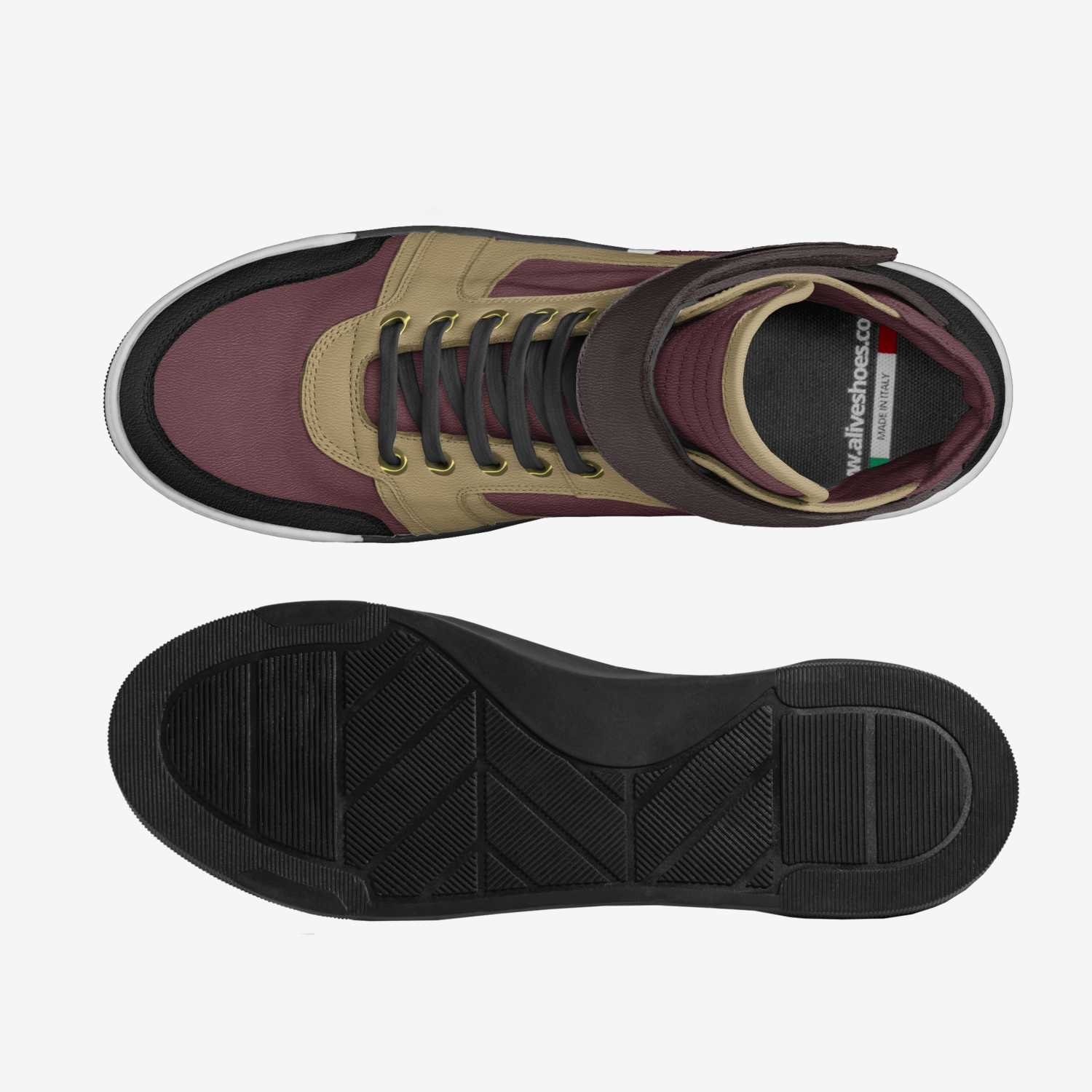 Travel fox custom made classic skaters Travel fox artisan made in Italy shoes by Michael Mrndez