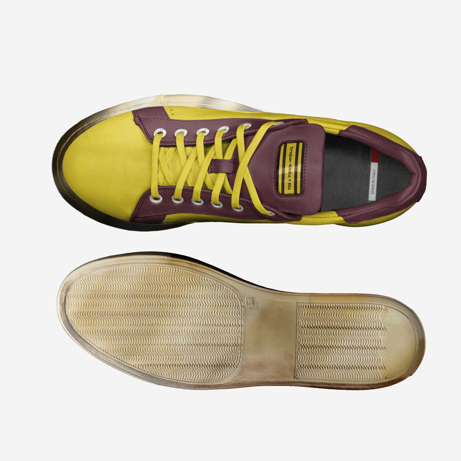 Trojan-Kinka T Kix custom made classic skaters Trojan-Kinka T Kix artisan made in Italy shoes by Kinka T Kix