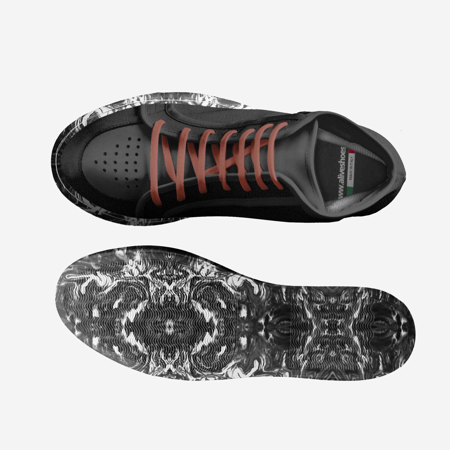 uno custom made classic skaters uno artisan made in Italy shoes by Henry Kofi