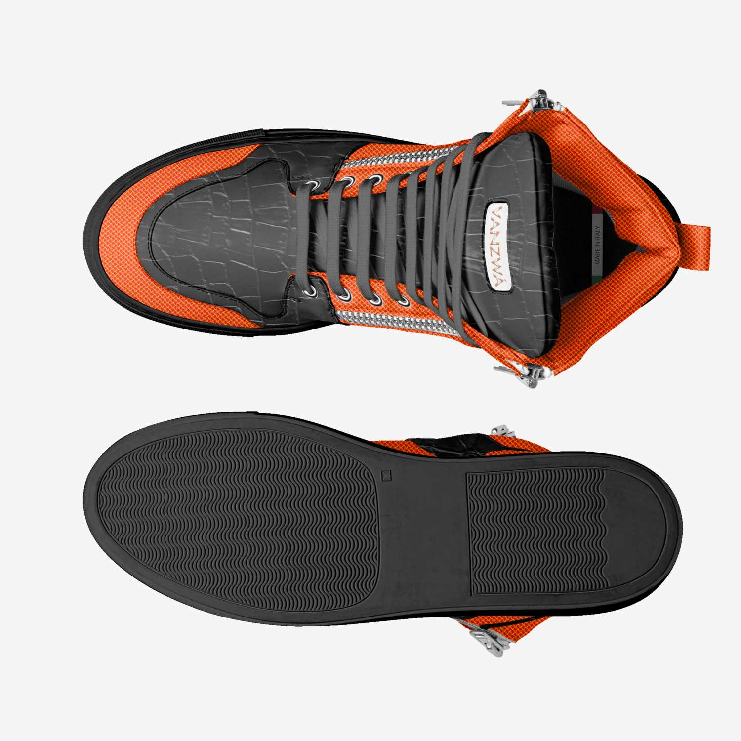 Vanzwá Fashion custom made classic skaters Vanzwá Fashion artisan made in Italy shoes by Michael vanzandt