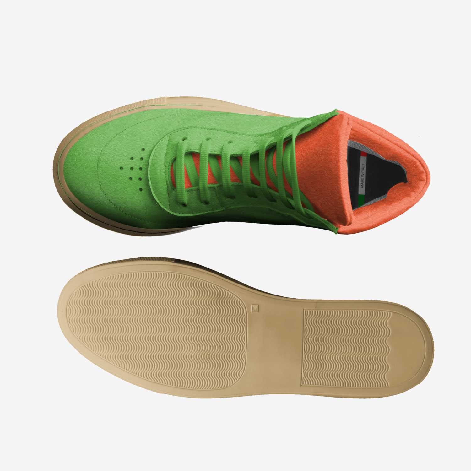 vics gorange neon artisan made in Italy shoes by Brayden Murphy