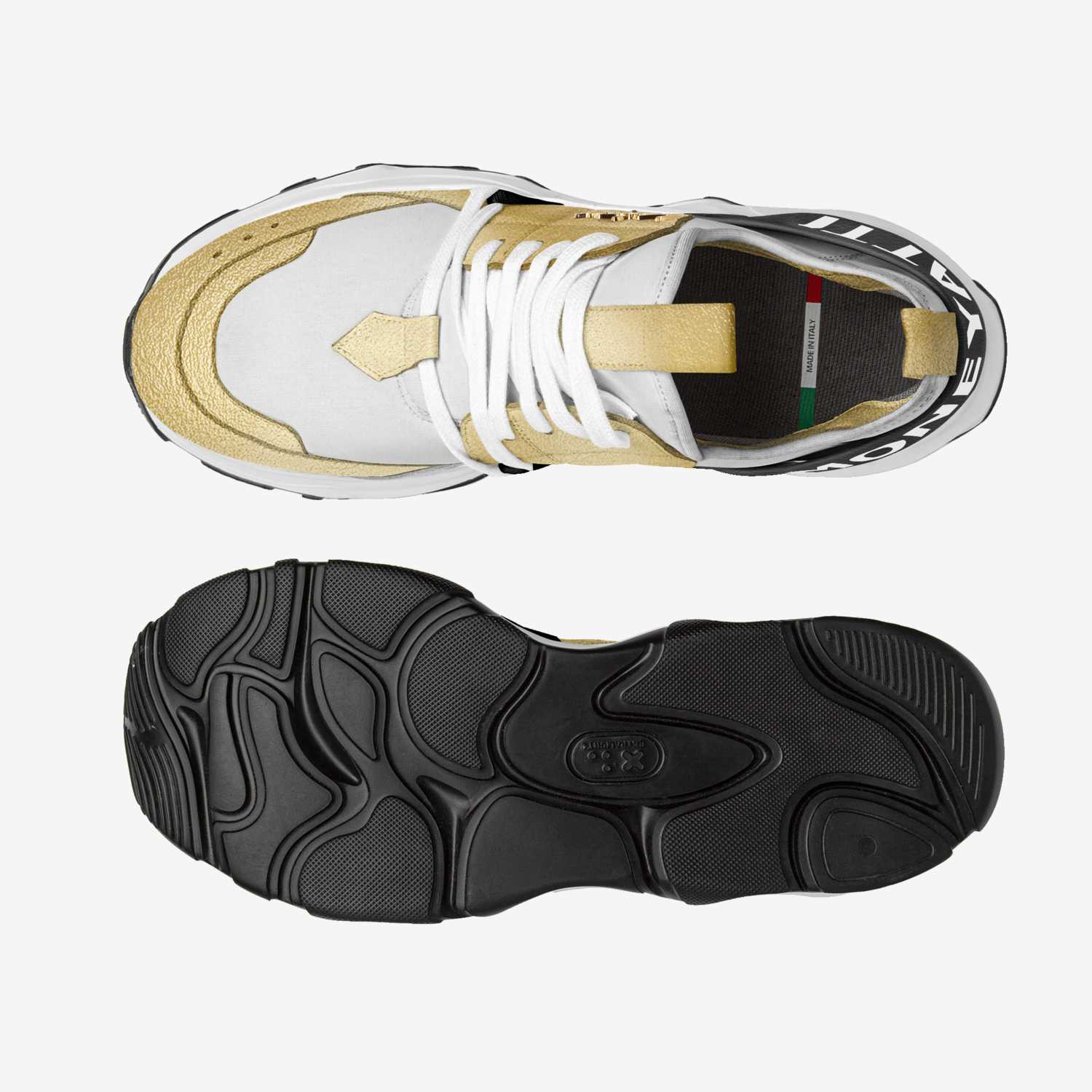 VICTORY GOLD custom made classic skaters VICTORY GOLD artisan made in Italy shoes by Moneyatti Brand