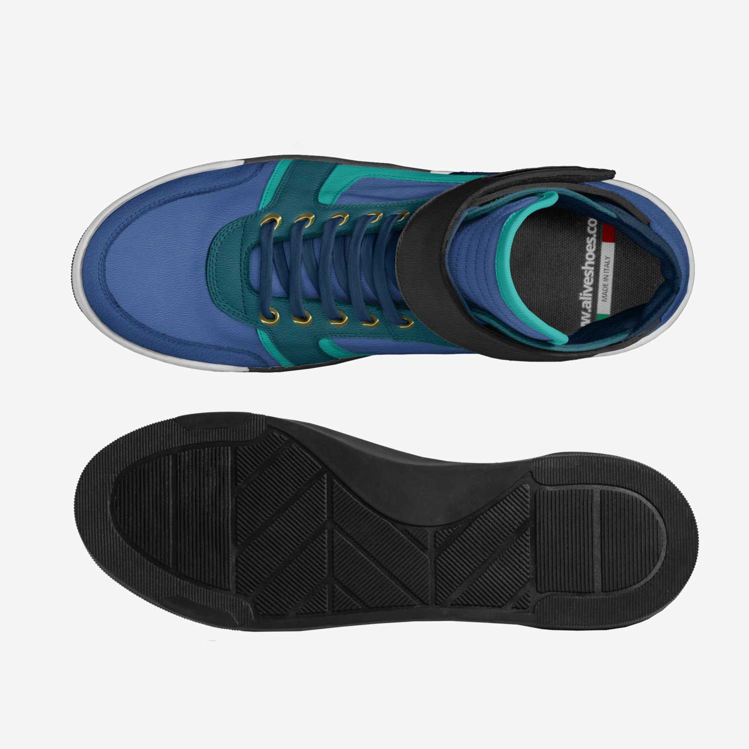 Waves custom made classic skaters Waves artisan made in Italy shoes by Guÿ