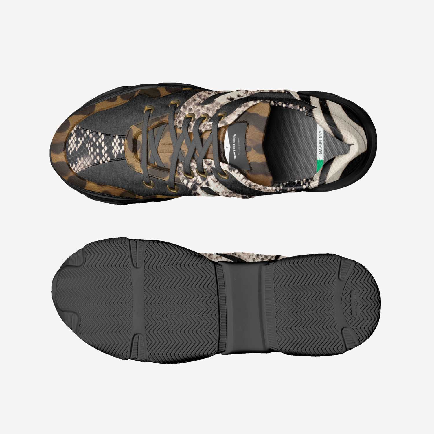 What The Luckz custom made classic skaters What The Luckz artisan made in Italy shoes by Curtis Luck