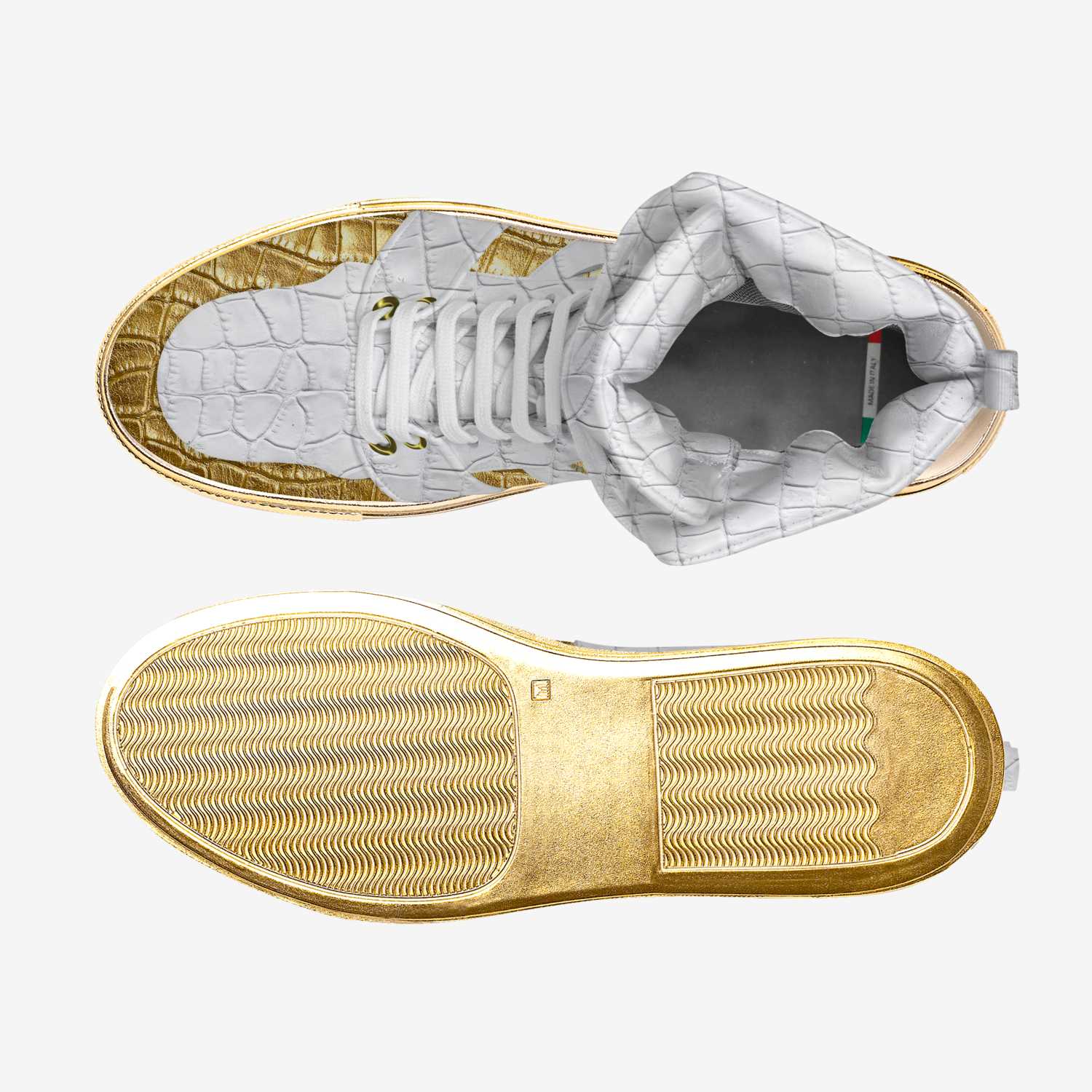 White Albino Snake artisan made in Italy shoes by Xquisite Clothing