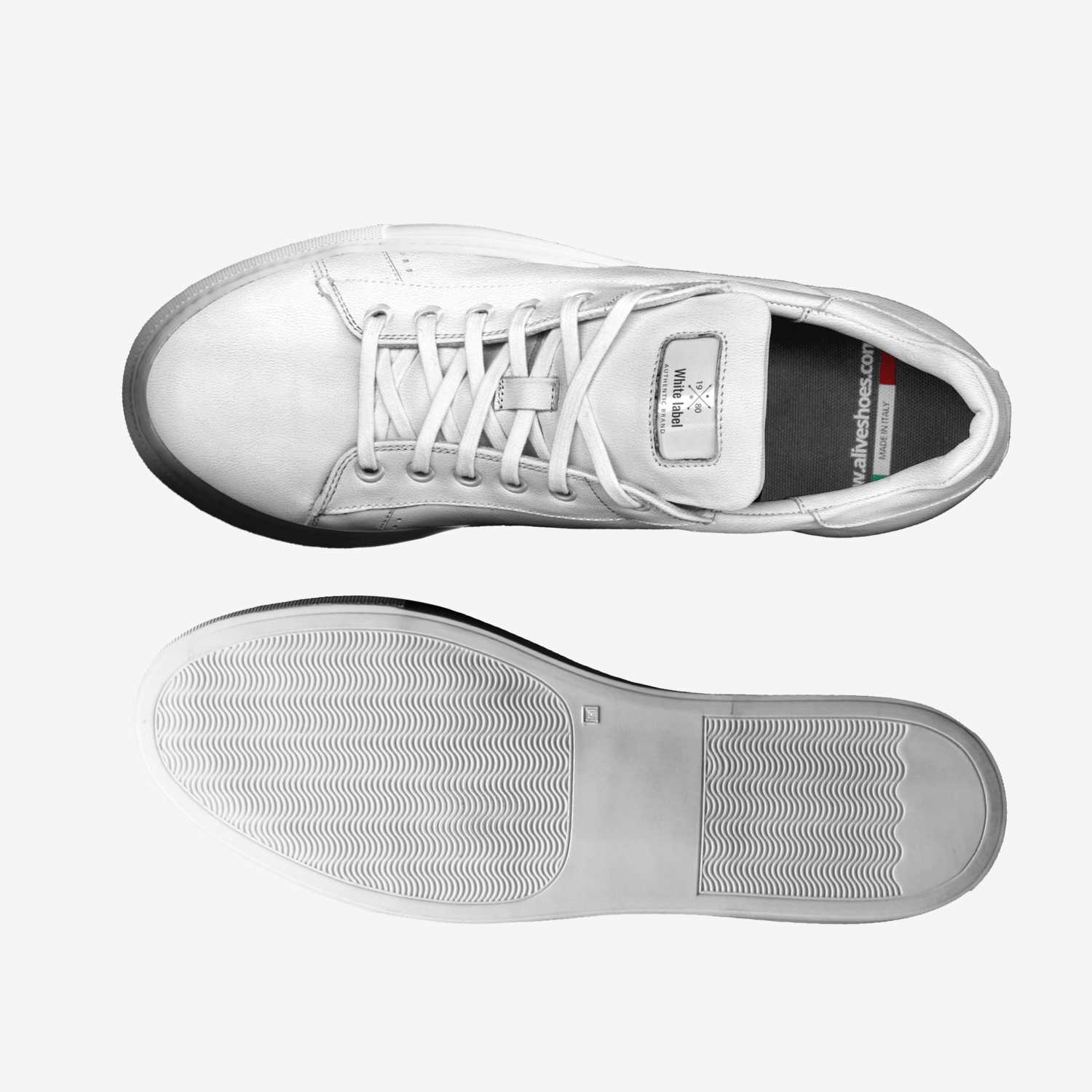 White label custom made classic skaters White label artisan made in Italy shoes by Annika Weller