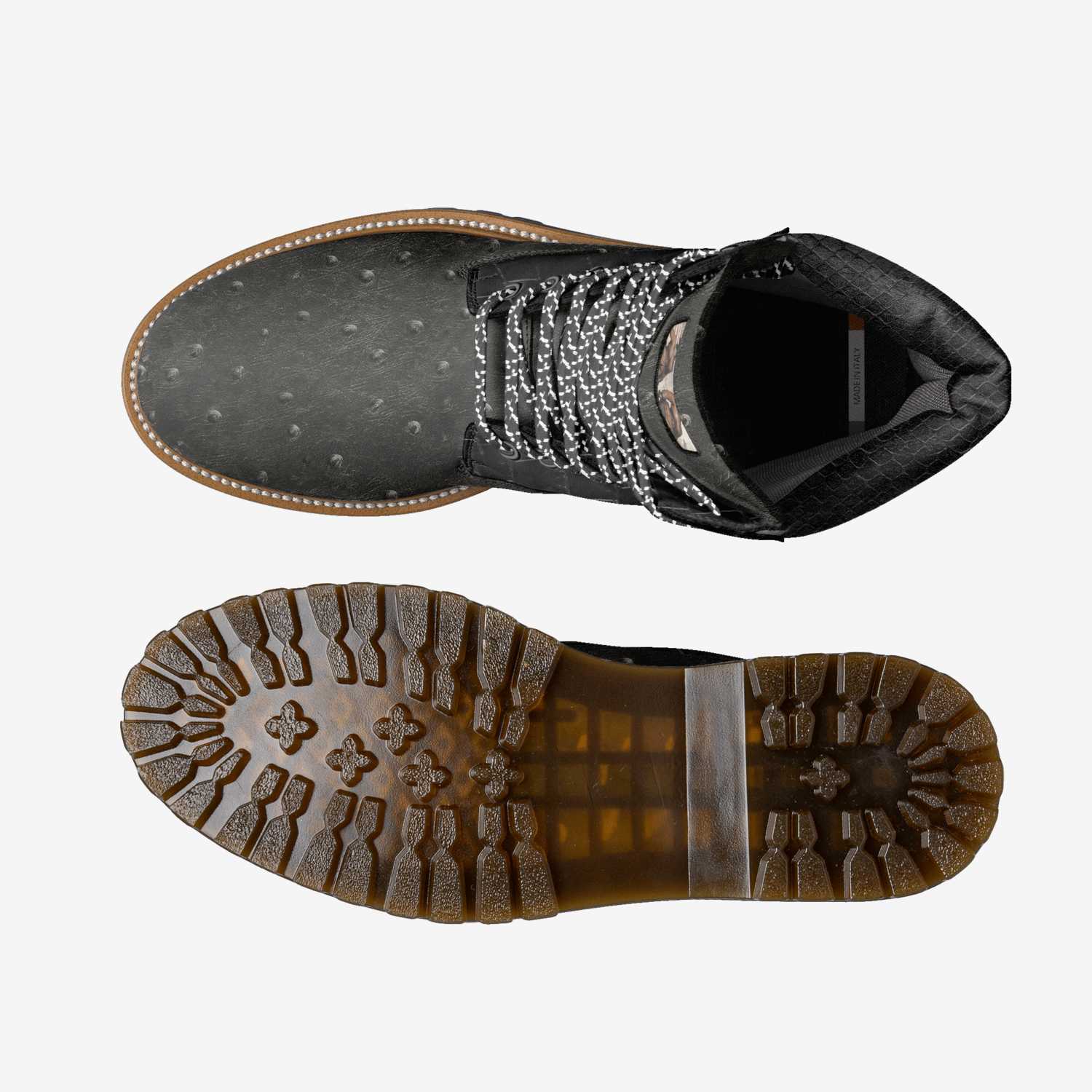 Womensmilitary custom made classic skaters Womensmilitary artisan made in Italy shoes by Desiree Sims