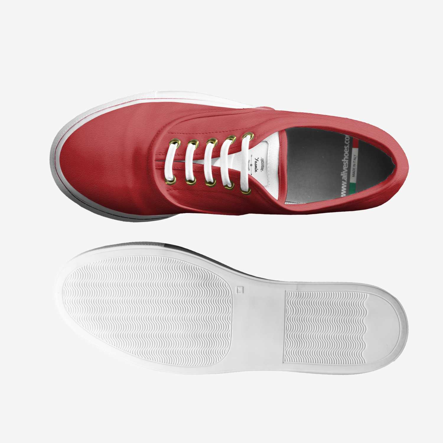 Yasmin custom made classic skaters Yasmin artisan made in Italy shoes by Yasmin Alves