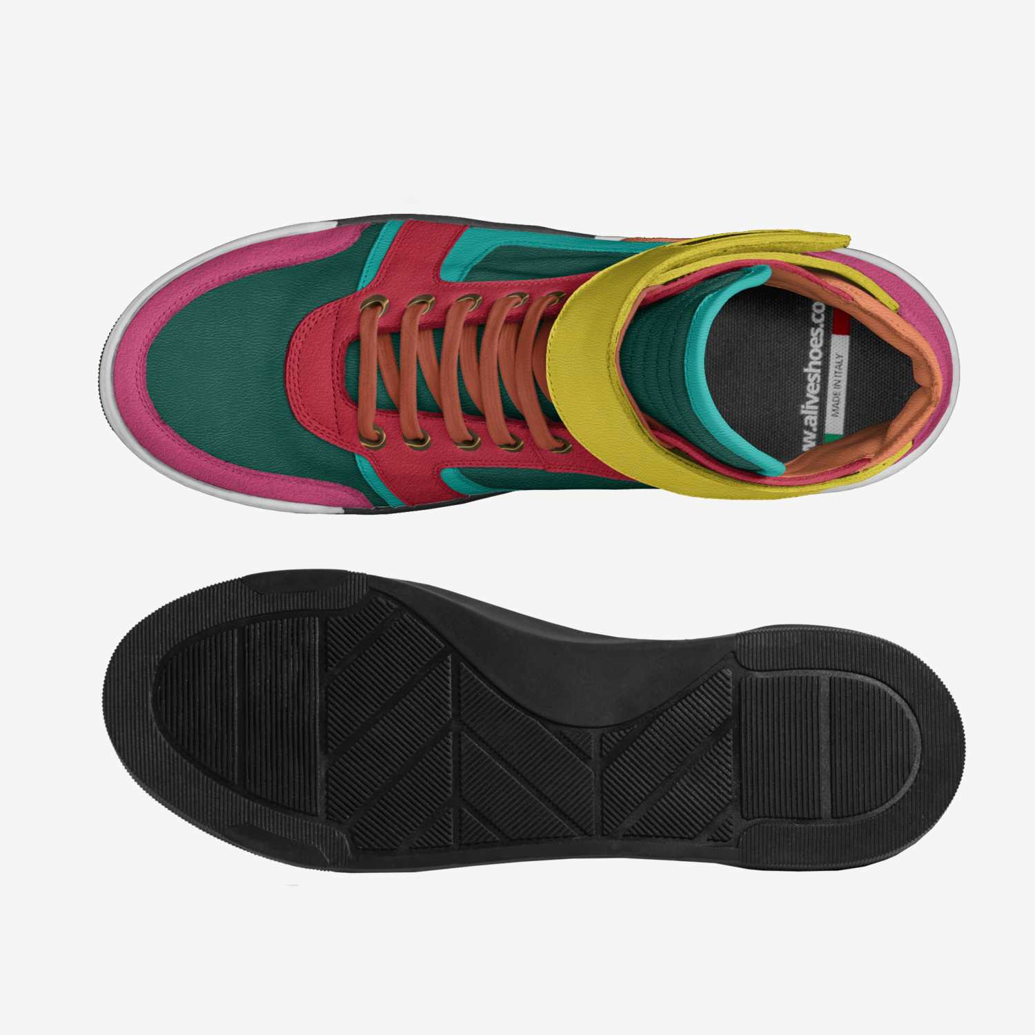 YOLO SWAG custom made classic skaters YOLO SWAG artisan made in Italy shoes by Owen Henry Green