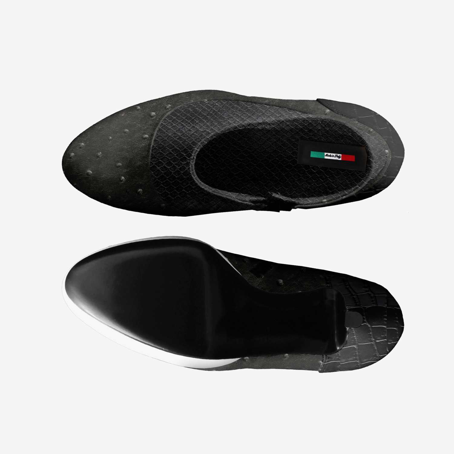Zena custom made classic skaters Zena artisan made in Italy shoes by Rasheed Washington