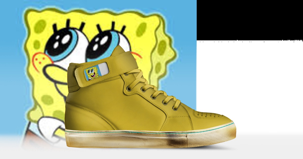 spongebob shiny shoes